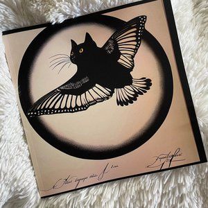 New! Flying Cat Themed Writing Notebook with AI Cover and Interior Pictures